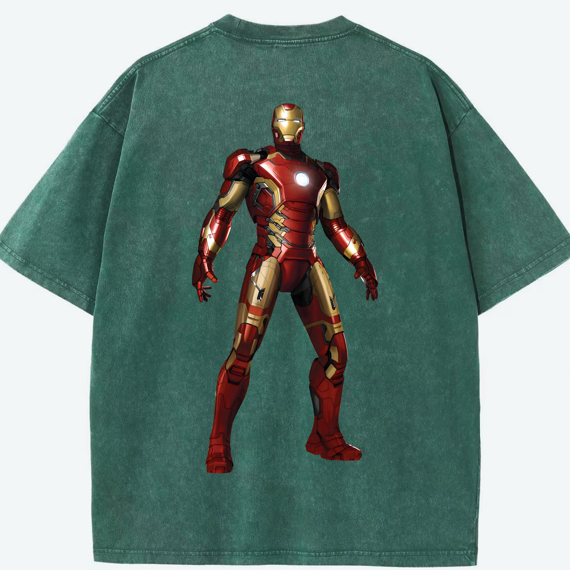 （画像用） アベンジャーズ The Avengers 綿100% ヴィンテージ風 半袖Tシャツ（背面プリント）